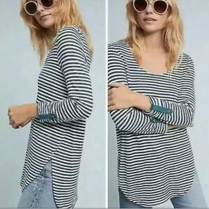 Akimi+Kim Striped Long Sleeve Top- size S